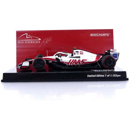 Haas VF-22 Mick Schumacher (No.47 Bahrain GP 2022) in White/Red