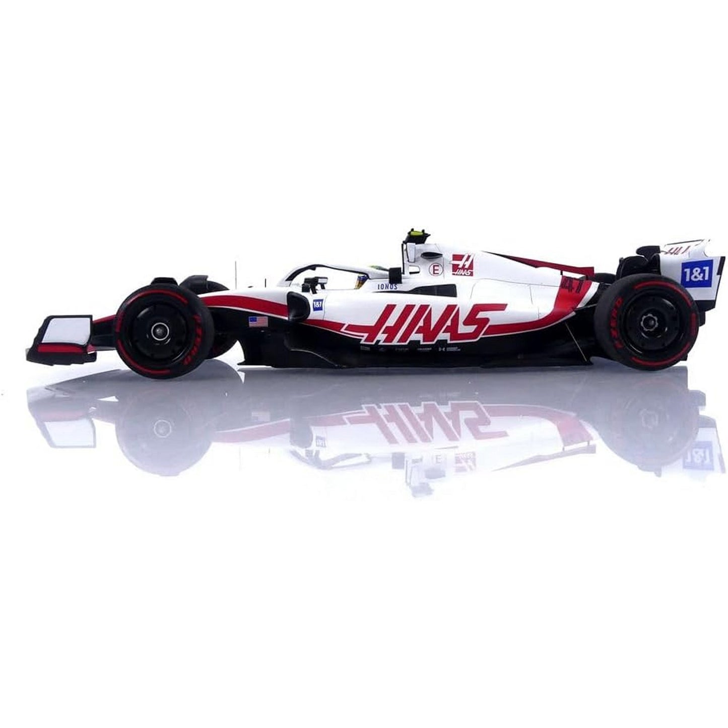 Haas VH-22 Mick Schumacher (No.47 Bahrain GP 2022) in White/Red