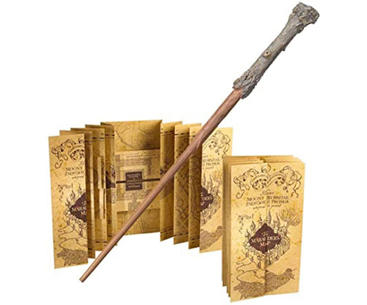 Harry Potter Wand and Marauders Map Prop Replica From Harry Potter