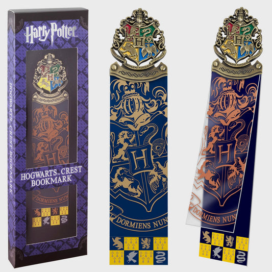 Hogwarts Crest Bookmark From Harry Potter in Purple/Gold