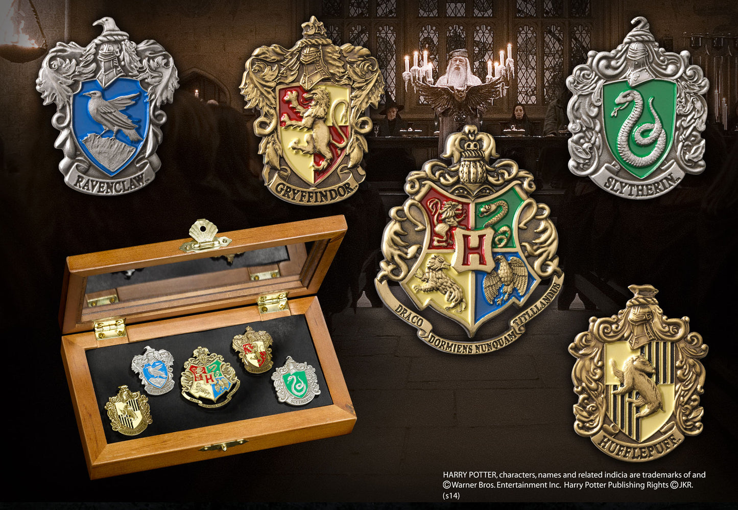 Hogwarts House Pins Pin Prop Replica From Harry Potter