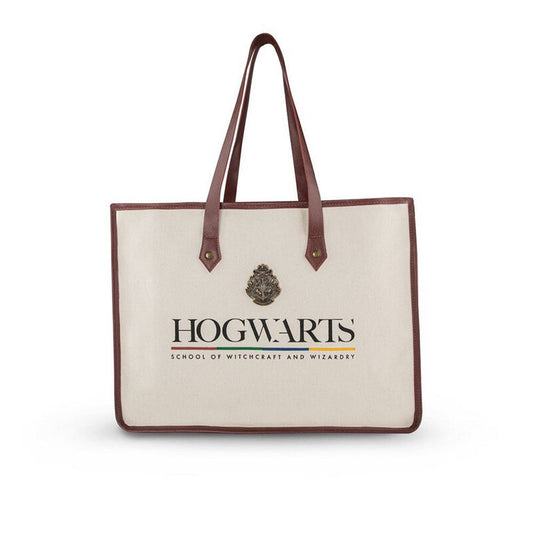 Hogwarts Shopping Bag From Harry Potter in Cream/Brown