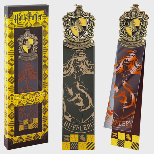 Hufflepuff Crest Bookmark Accessory From Harry Potter in Yellow/Black