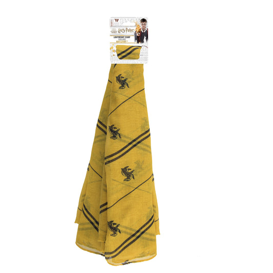 Hufflepuff Lightweight Scarf From Harry Potter in Yellow