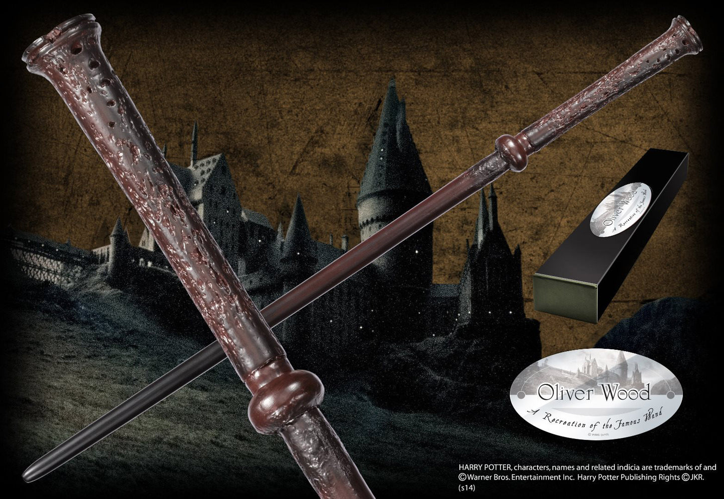 Oliver Wood Character Wand Prop Replica From Harry Potter