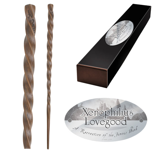 Xenophilius Lovegood Character Wand From Harry Potter in Brown