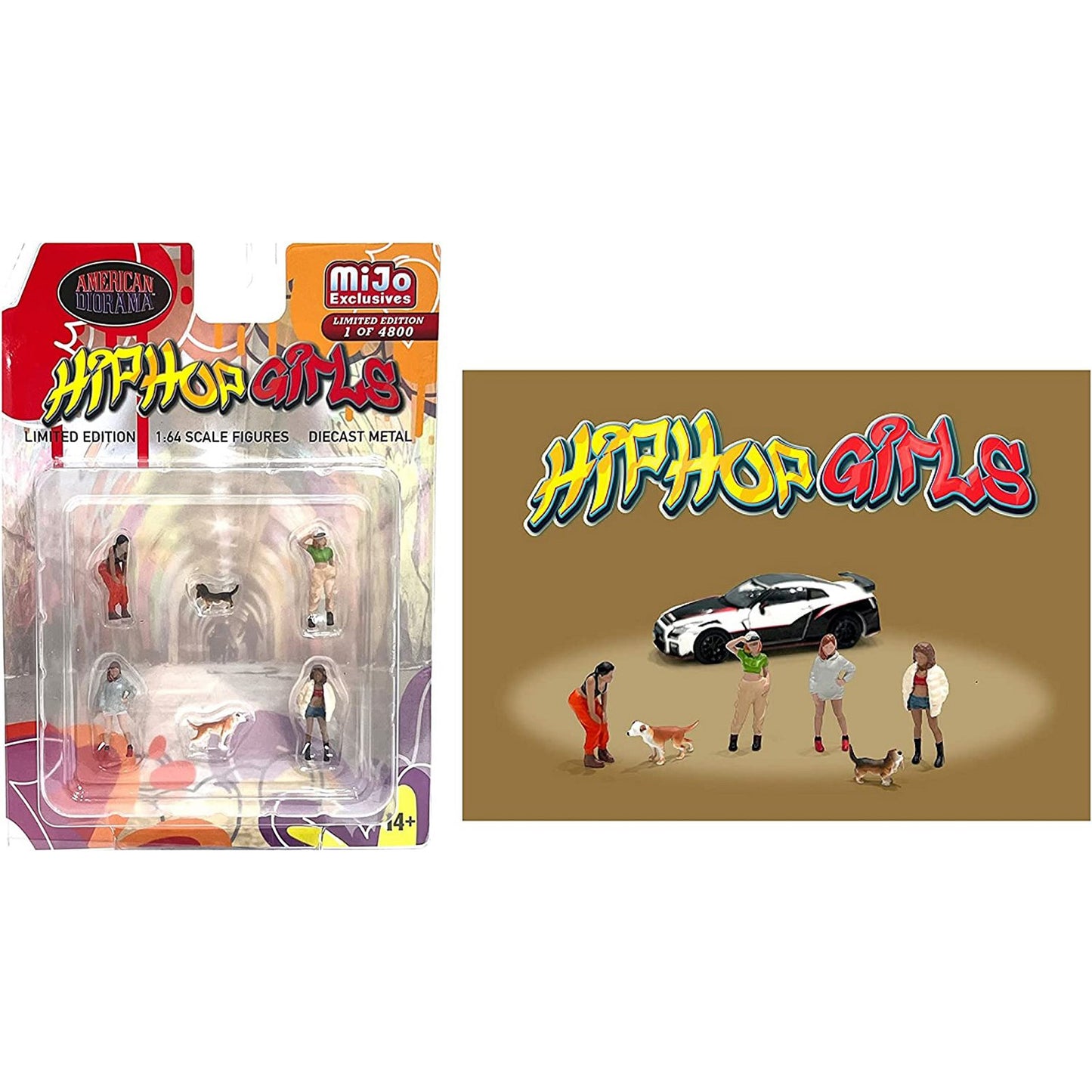 Hip Hop Girls Figure Set