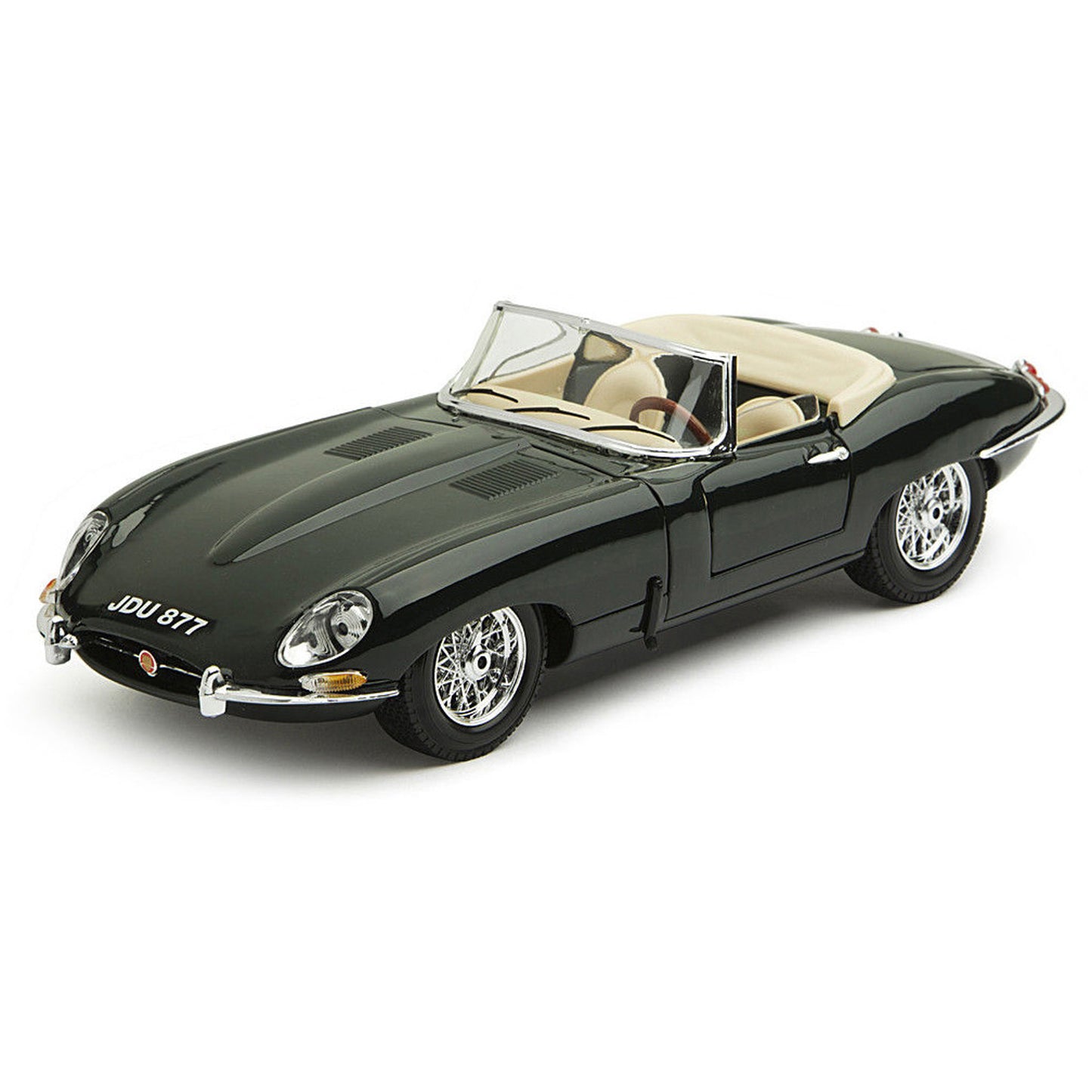 Jaguar E Type Convertible (1961) in Dark Green