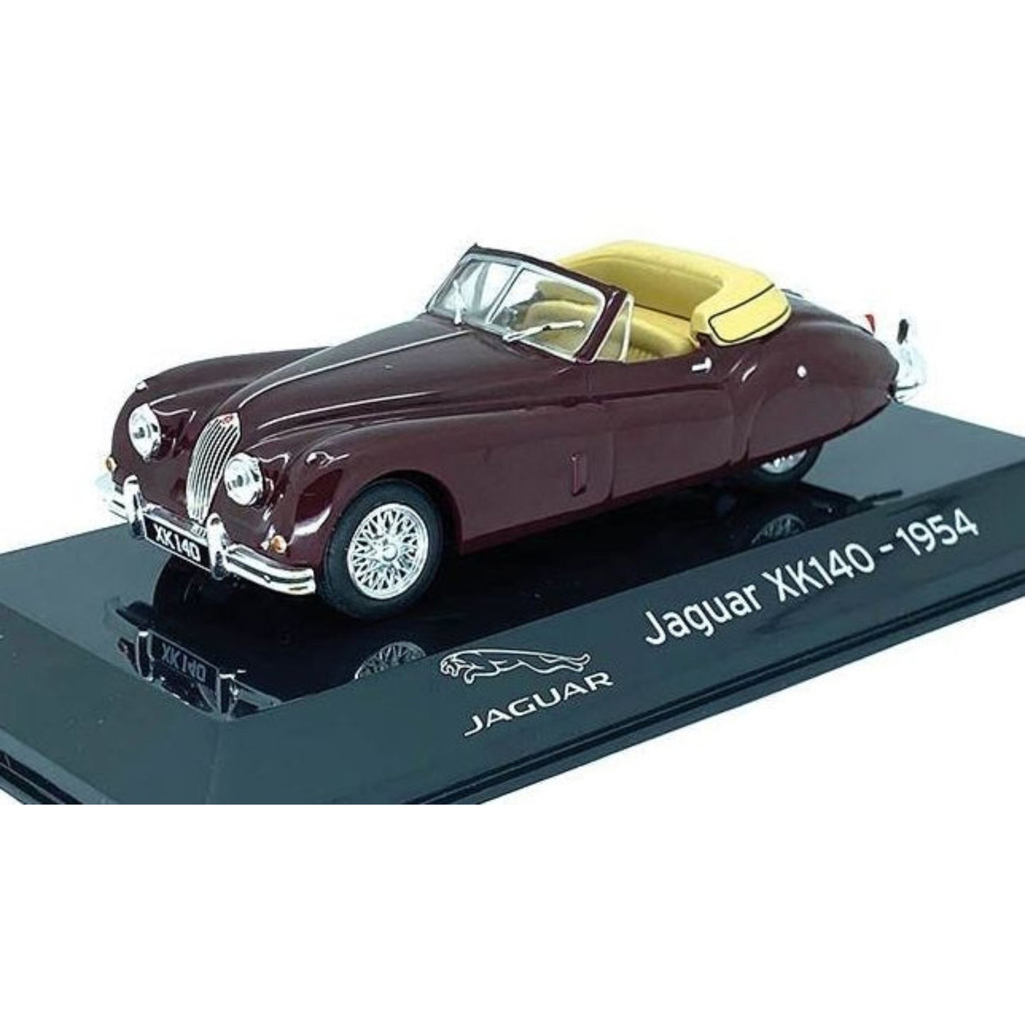 Jaguar XK140 (1954) in Burgandy