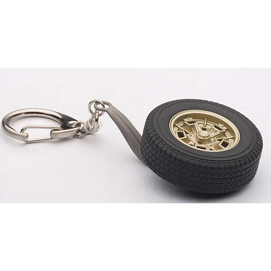 Lamborghini Miura SV Wheel Keychain in Gold