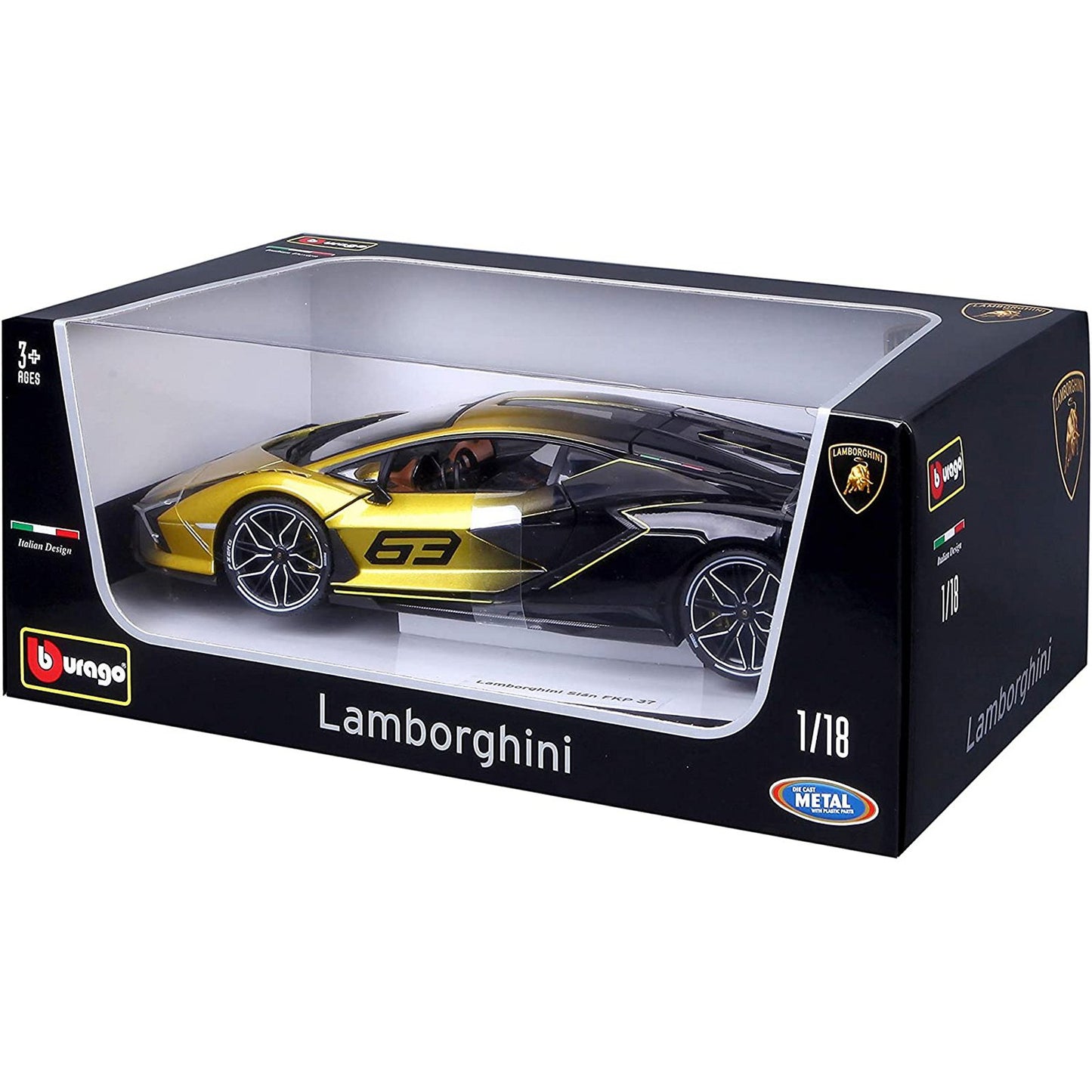 Lamborghini Sian FKP 37 in Yellow/Black