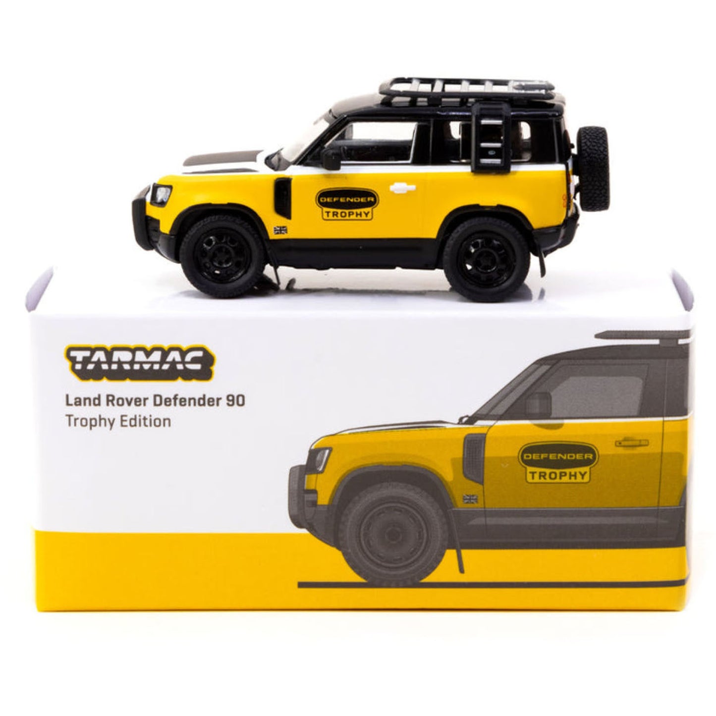 Land Rover Defender 90 (Trophy Edition) in Yellow/Black