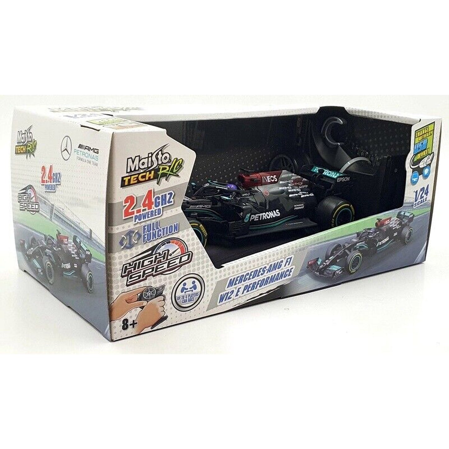 Lewis Hamilton Mercedes (Premium RC 2021) in Black