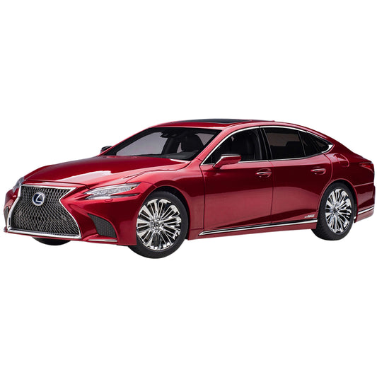 Lexus LS500 H (2018) in Morello Red