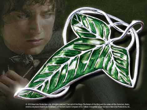 Elven Leaf Brooch From Lord Of The Rings Fellowship of the Ring