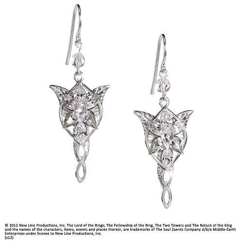 Arwen Evenstar Earrings From Lord Of The Rings Fellowship of the Ring