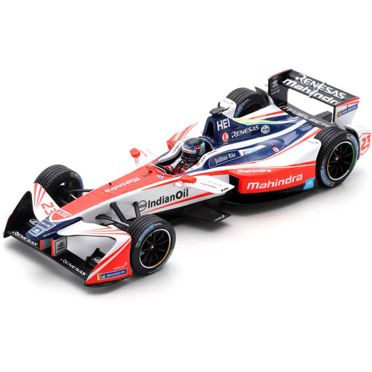 Mahindra Racing Formula E Season 4 Nick Heidfeld (Hong Kong ePrix 3rd Place 2017-18) in Red and White