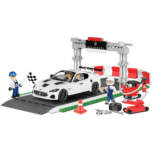 Maserati Gran Turismo GT3 Racing (With Track Diorama) [Kit] in White