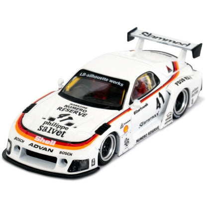 Mazda RX-7 LBWK Super Silhouette (FD3S) in White/Orange/Black