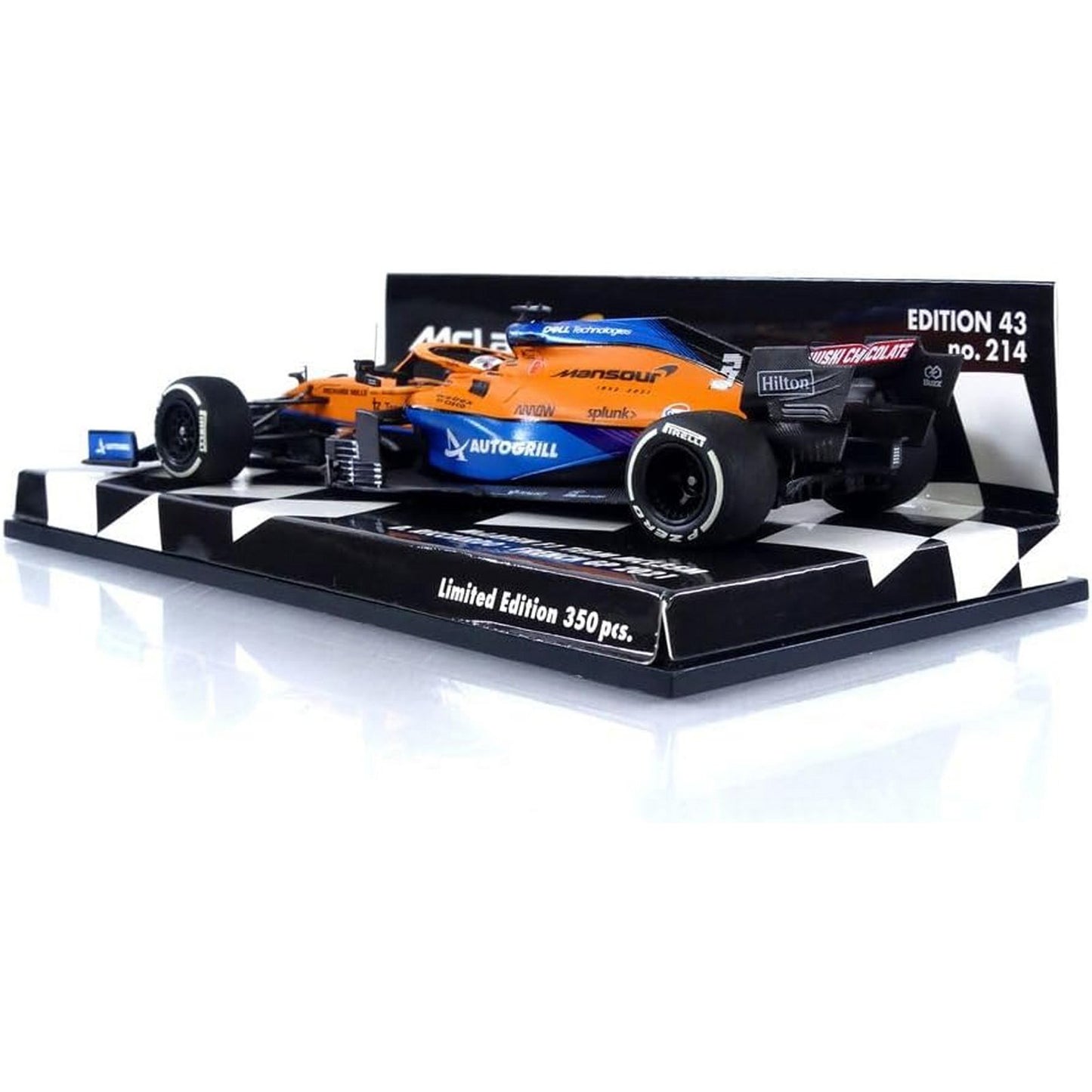 McLaren MCL35M Daniel Ricciardo (No.3 French GP 2021) in Orange/Blue