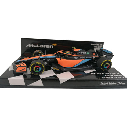 McLaren MCL36 Lando Norris (Bahrain GP 2022) in Orange/Black/Blue