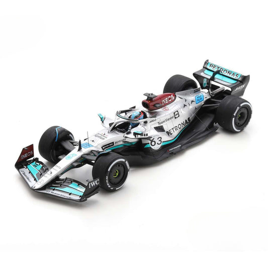 Mercedes AMG Petronas W13 E Performance George Russell (No.63 Belgian GP 2022) in Silver