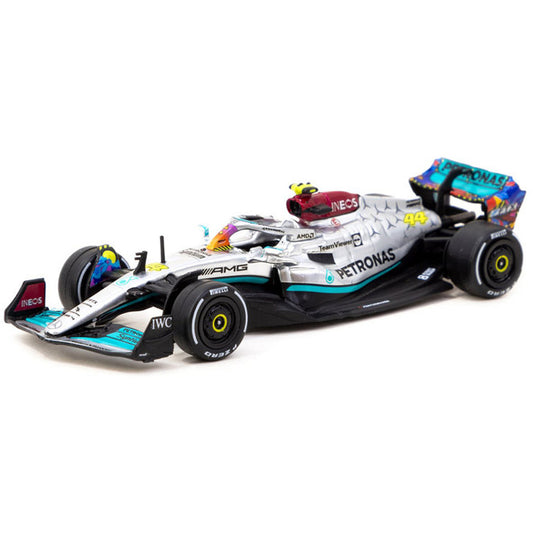 Mercedes Benz AMG W13 EQ Performance Lewis Hamilton (No.44 Miami GP 2022) in Silver/Black