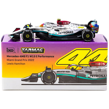 Mercedes Benz AMG W13 EQ Performance Lewis Hamilton (No.44 Miami GP 2022) in Silver/Black