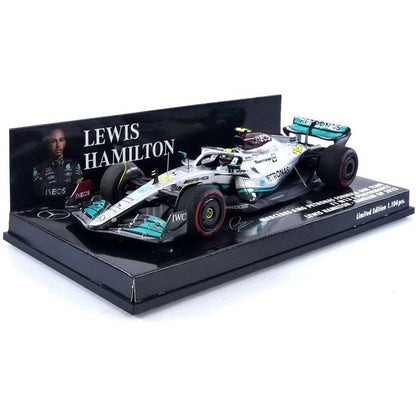 Mercedes Benz AMG Petronas W13 E Performance Lewis Hamilton (No.44 Bahrain GP 2022) in Silver