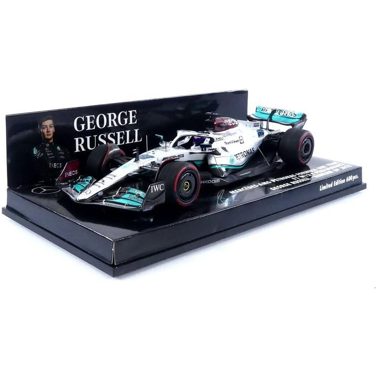 Mercedes Benz AMG Petronas George Russell (No.63 Bahrain GP 2022) in Silver