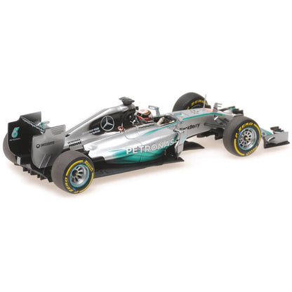 Mercedes Benz AMG Petronas W05 Lewis Hamilton (World Champions Collection 2014) in Silver