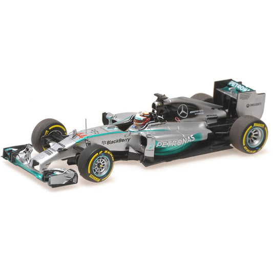 Mercedes Benz AMG Petronas W05 Lewis Hamilton (World Champions Collection 2014) in Silver