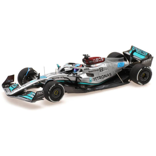 Mercedes Benz AMG Petronas W13 George Russell (No.63 Third French GP 2022) in Silver