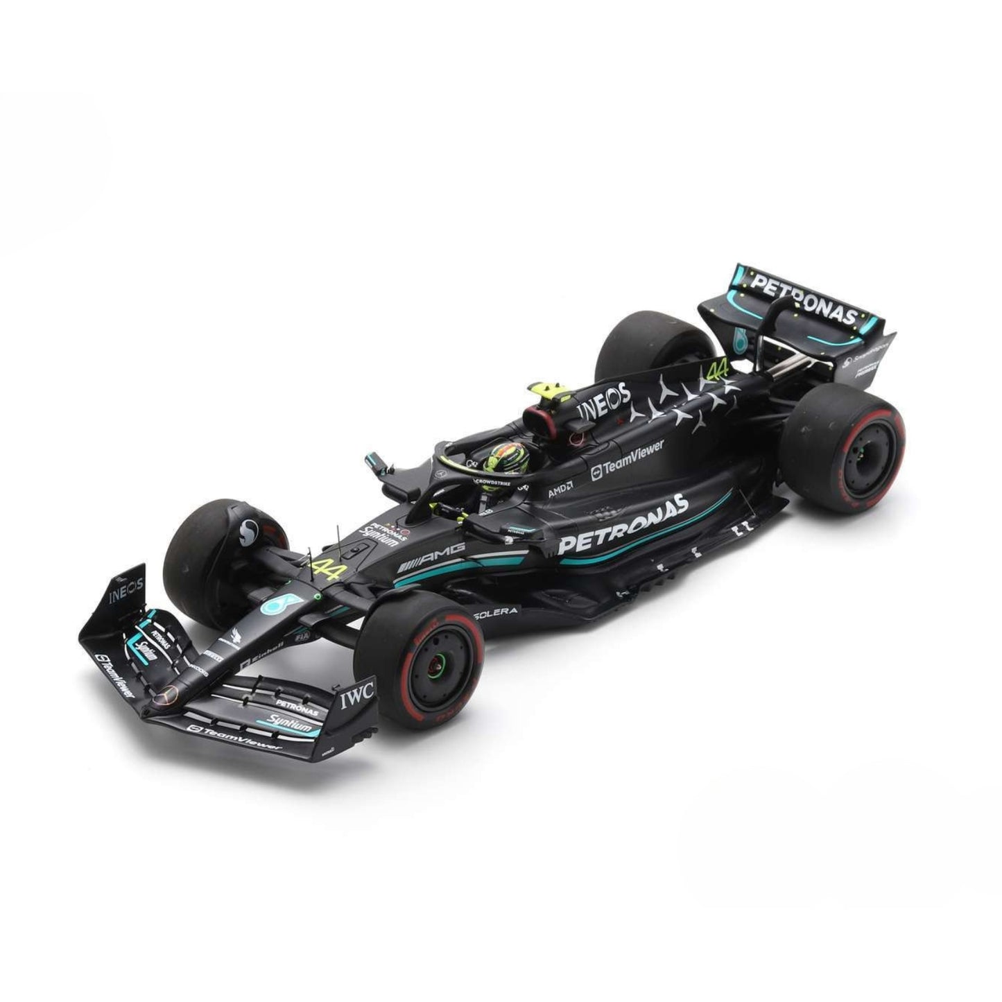 Mercedes Benz AMG Petronas W14 Lewis Hamilton (No.44 2nd Spanish GP 2023) in Black