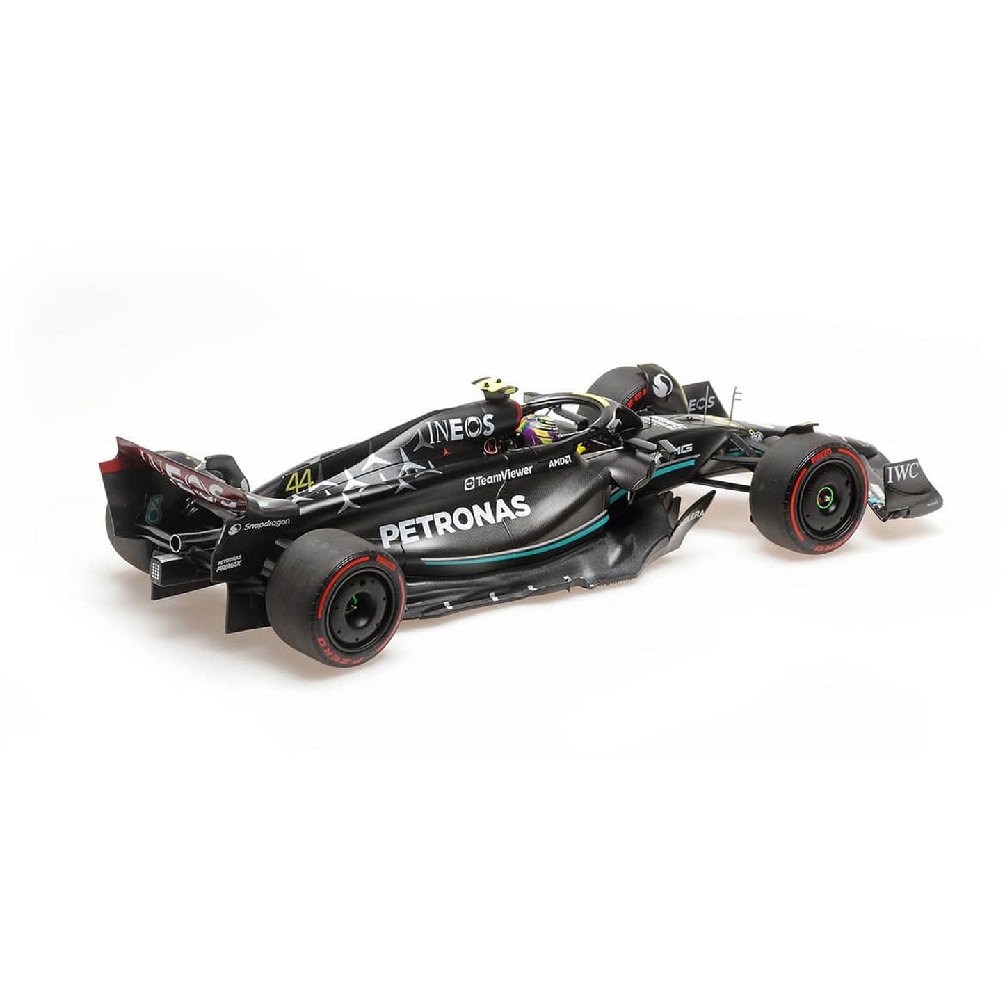 Mercedes Benz AMG W14 E Performance Lewis Hamilton (No.44 Second Australia GP 2023) in Black