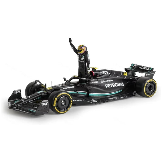 Mercedes Benz W14 E Performance Lewis Hamilton (With Driver Figure 2023) in Black