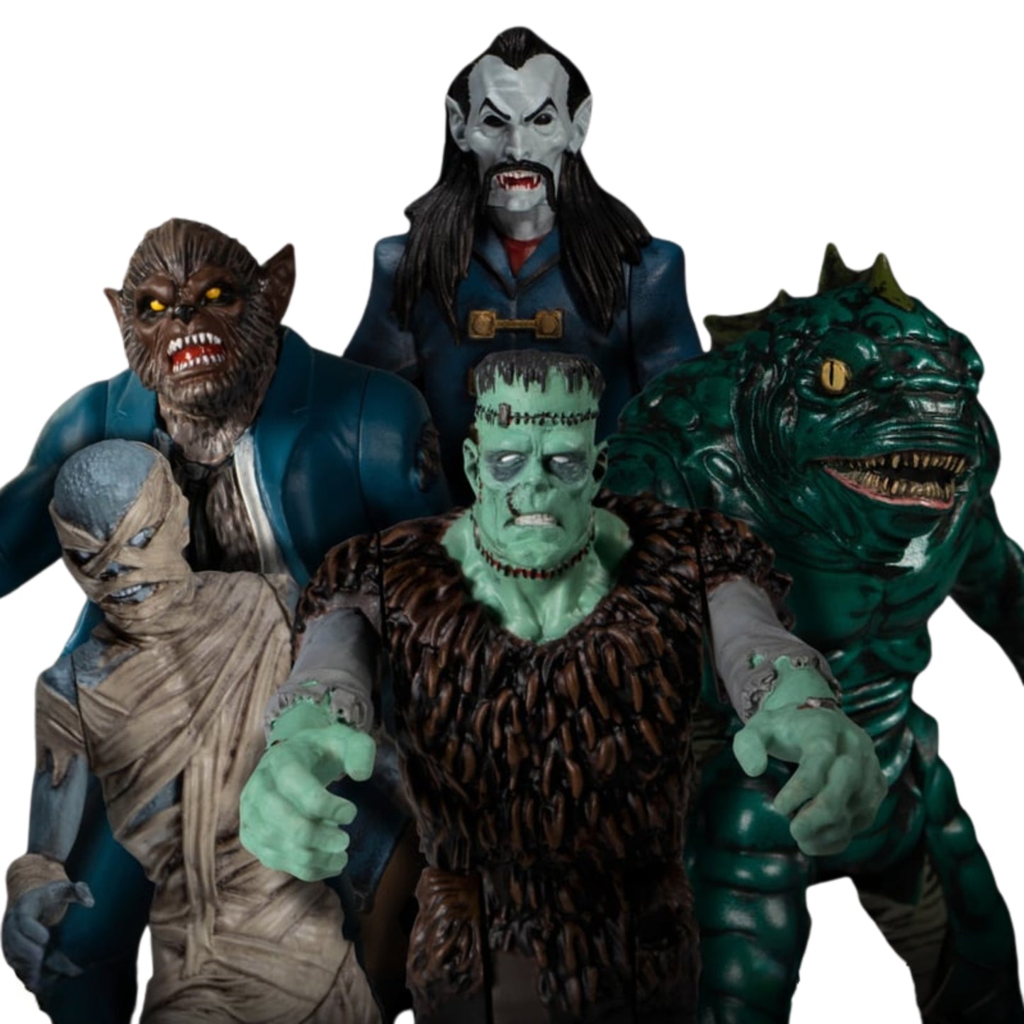 Tower of Fear Deluxe Boxset 5 Points Diorama Figure Set From MEZCO Monsters