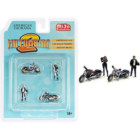 Moto Mania figure Set 2 (Including 2 Bikes)