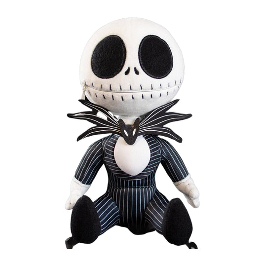 Jack Skellington Zipper Mouth Plush From The Nightmare Before Christmas in Black/White