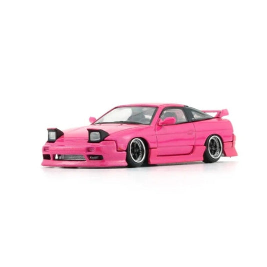 Nissan 180SX PS13 (RHD With Interchangeable Wheels and Bumpers) in Metallic Pink