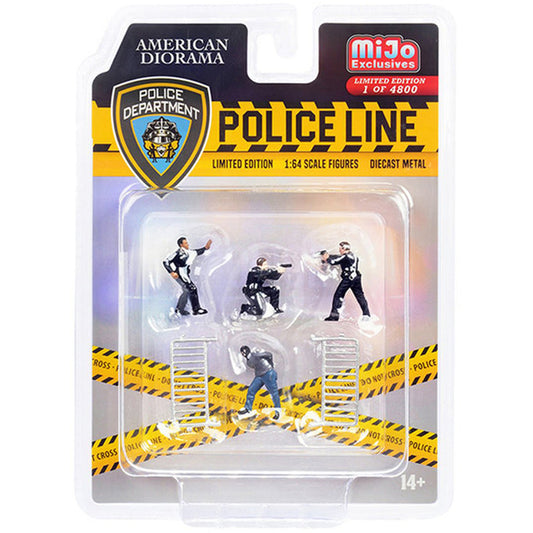 Police Line Figure Set