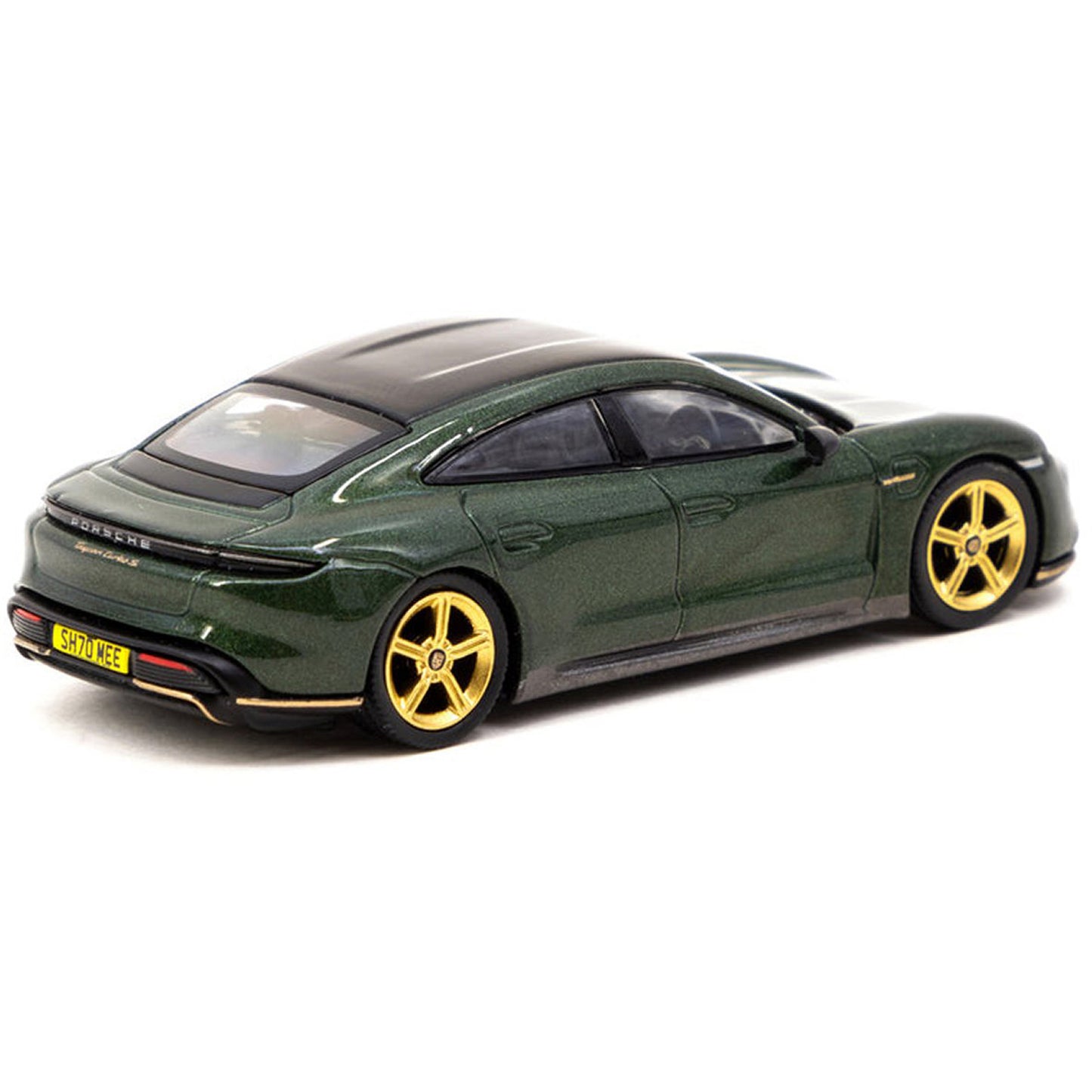 Porsche Taycan Turbo S (Mini GT Collab) in Midnight Green