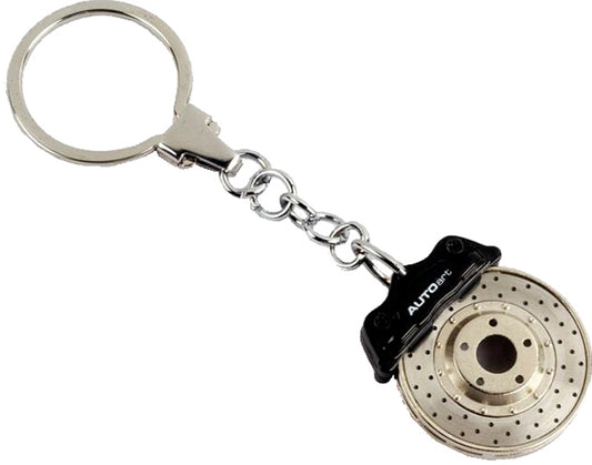 Racing Break Disc Keychain in Black Caliper