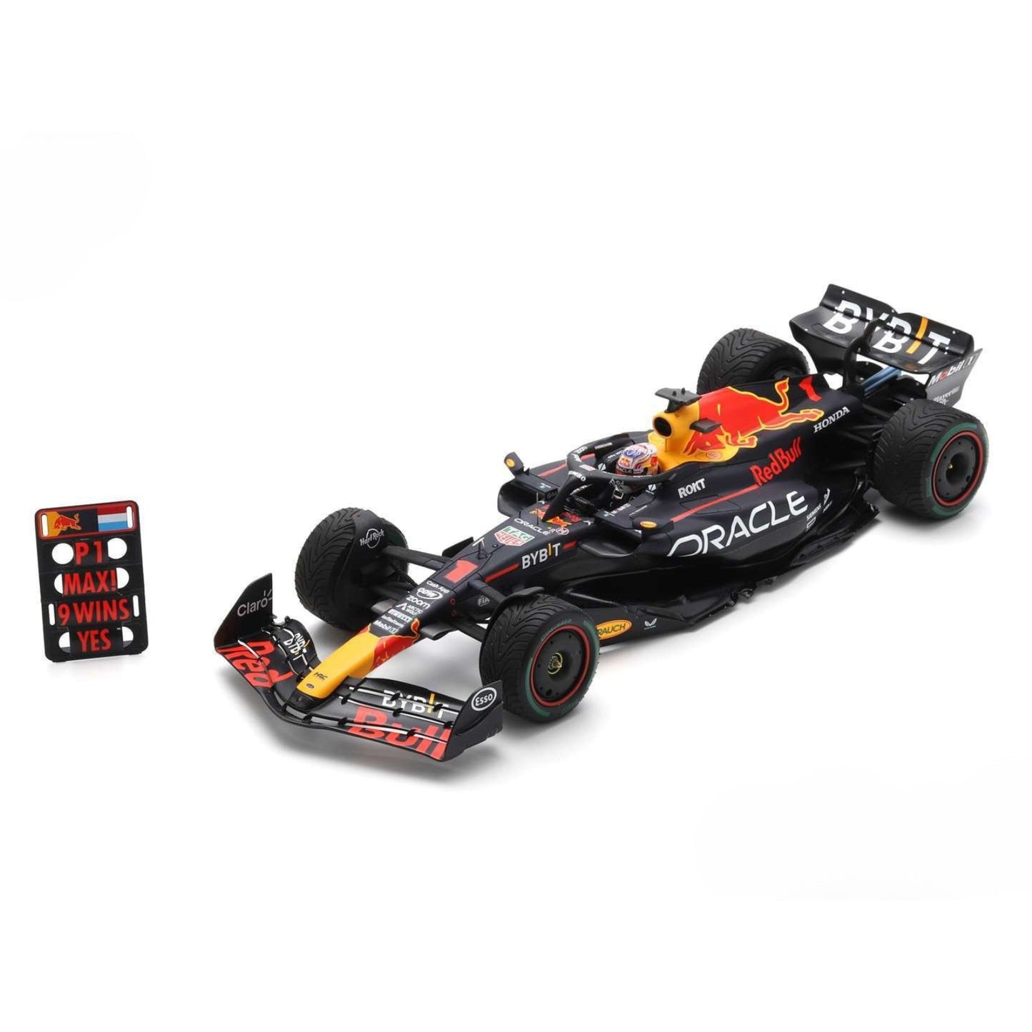 Red Bull Racing Oracle RB19 Max Verstappen (No.1 Winner with Pitboard Dutch GP 2023) in Blue