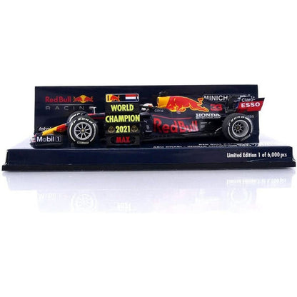 Red Bull Racing RB16B Max Verstappen (Abu Dhabi World Champion With Pitboard 2021)