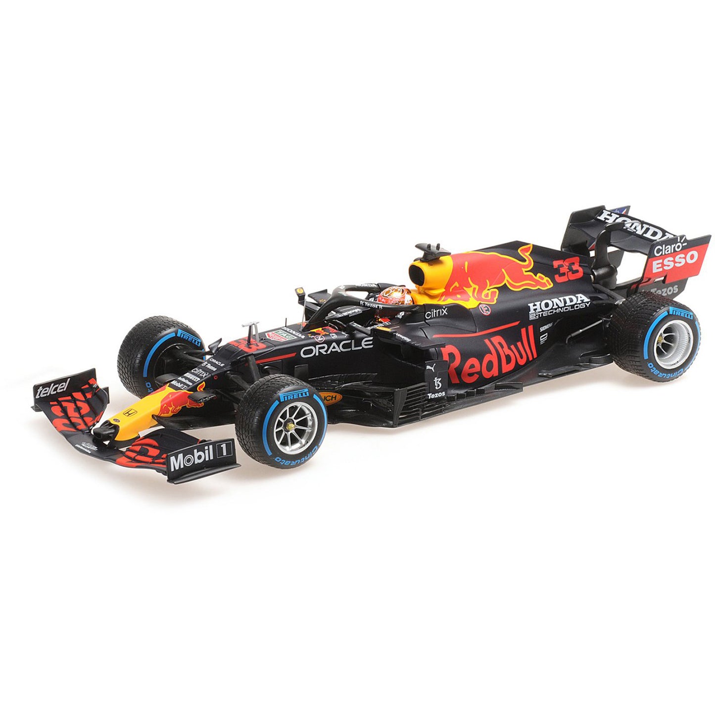 Red Bull Racing RB16B Max Verstappen (No.33 Winner Belgian GP 2021) in Blue