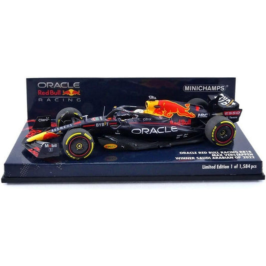 Red Bull Racing RB18 Max Verstappen (Winner No.1 Saudi Arabian GP 2022) in Blue