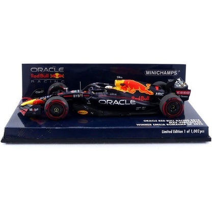 Red Bull Racing RB18 Max Verstappen (No.1 Winner Emilia Romagna GP 2022) in Blue