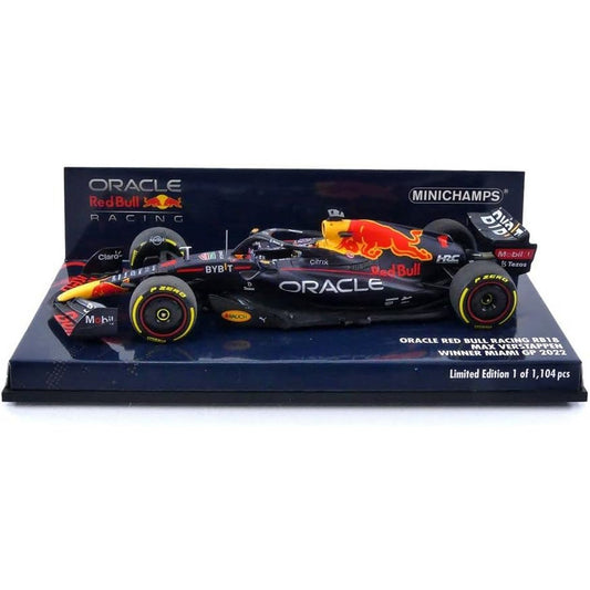 Red Bull Racing RB18 Max Verstappen (No.1 Winner Miami GP 2022) in Blue