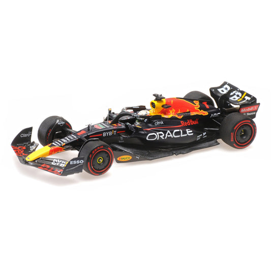 Red Bull Racing RB18 Max Verstappen (No.1 Winner Hungarian GP 2022) in Blue